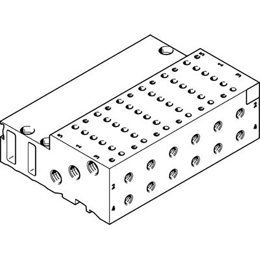 Mha2-Pr8-5-M5 Manifold Block