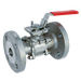 FT Pro - 711 12 4" PN40 3PC Flanged FSAS Full Bore Ball Valve Dm LVR - pneumaticsystems