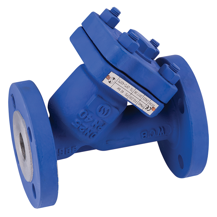 FT Pro - 235 05 3/4" PN40 Flanged Cs Y Strainer - pneumaticsystems