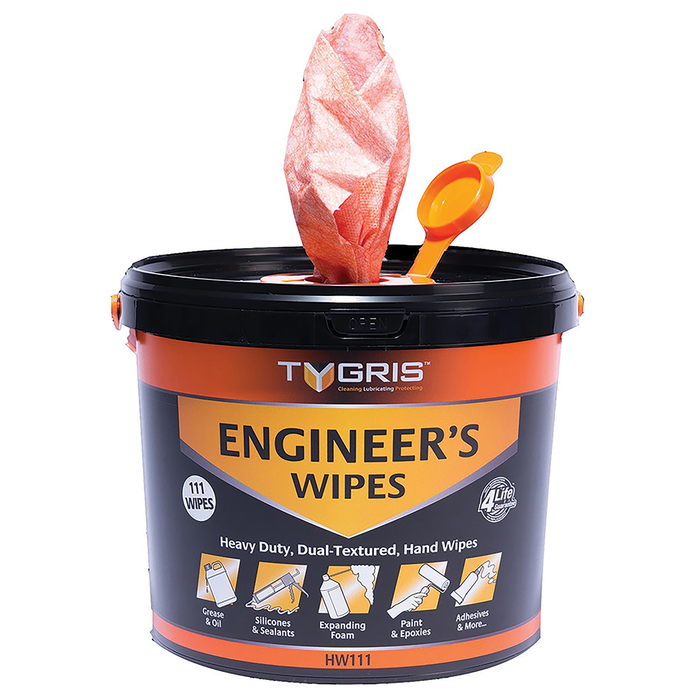FT Pro - HW111 Engineers Dual Textured Wipes 110 Wipes - pneumaticsystems