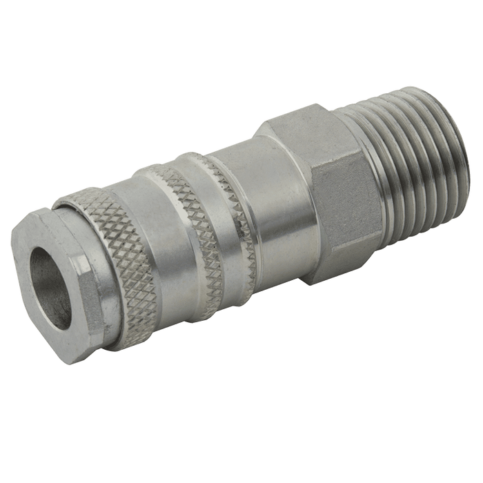 FT Pro - B2506M BE-25 3/8" BSPT Male Coupling - pneumaticsystems