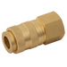 FT Pro - B25B06F ECF06B - 3/8" BSPP Female SRS-25 Brass Coupling - pneumaticsystems