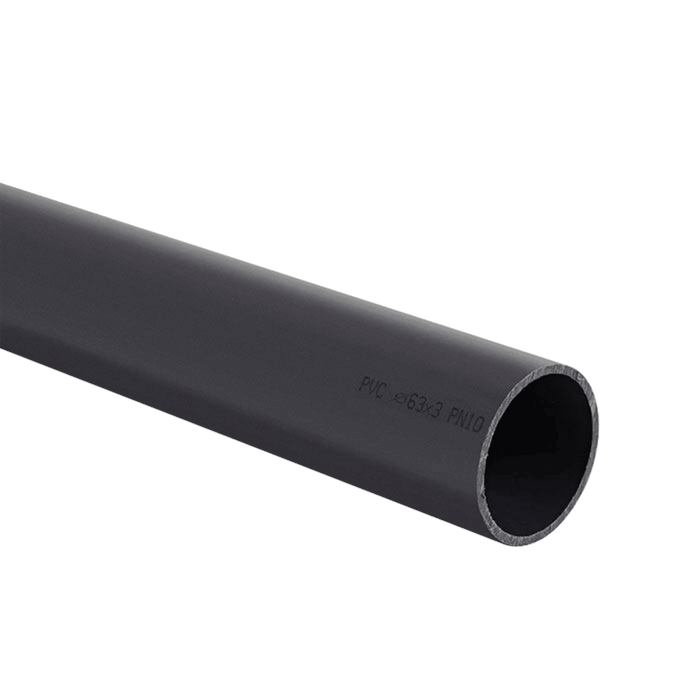FT Pro - ITM-22P09010PE-3 UPVC PN10 Pipe PLN Ends in 3 M Length 90MM - pneumaticsystems