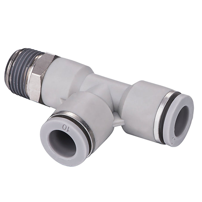 FT Pro - WPD4-02 1/4" BSPT Male X 4MM OD Tee - pneumaticsystems