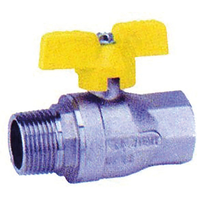 FT Pro - BE7224-04 1/4" BSPP Male/Female WRAS/Gas Butterfly Ball Valve - pneumaticsystems