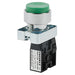 Pneumax 228.32.6.23.11/3 G1/8 3/2 22mm Raised Push Button Pilot Return Green - pneumaticsystems