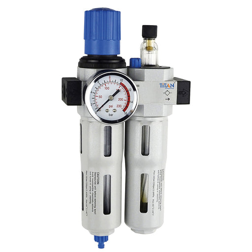 FT Pro - DC401-03D 3/8" Filter/Reg & Lubricator, Auto-Drain - pneumaticsystems