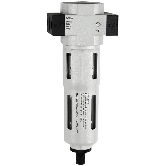 FT Pro - DF200-03D 200 Series Filter 3/8" Auto-Drain - pneumaticsystems