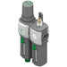 Pneumax GT171BVHH G1/4 SOV+FR+L 20¬µm 0-12 Bar + Gauge Techno Thread - pneumaticsystems