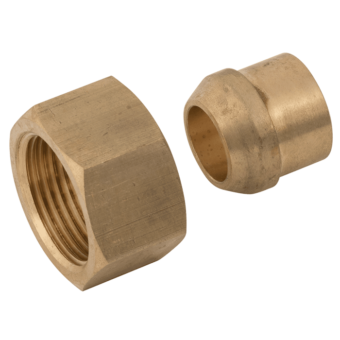 FT Pro - SN04/05 1/4" BSPP Female Nut X 5/16" Soldering Nipple - pneumaticsystems