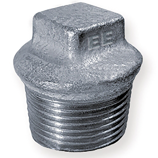 FT Pro - GPBT02 1/8 BSP Galvanised Beaded Hollow Plug - pneumaticsystems