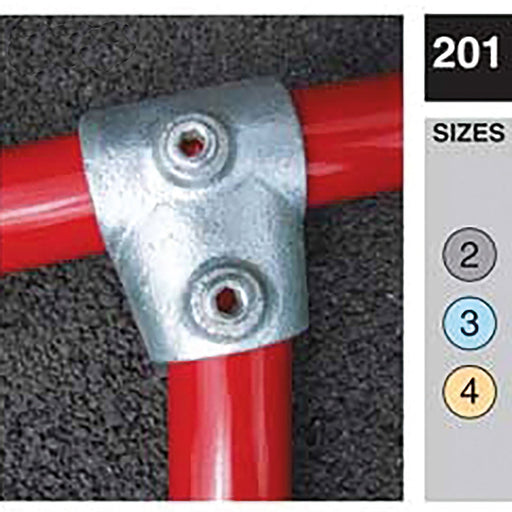 FT Pro - PCLAMPS-201-4 Slope Range Short Tee 4 -10 De G Size 4 - pneumaticsystems