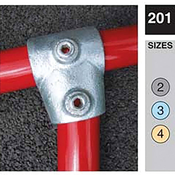 FT Pro - PCLAMPS-201-4 Slope Range Short Tee 4 -10 De G Size 4 - pneumaticsystems
