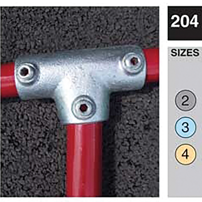 FT Pro - PCLAMPS-204-2 Slope Range Long Tee 4 - 10 De G Size 2 - pneumaticsystems