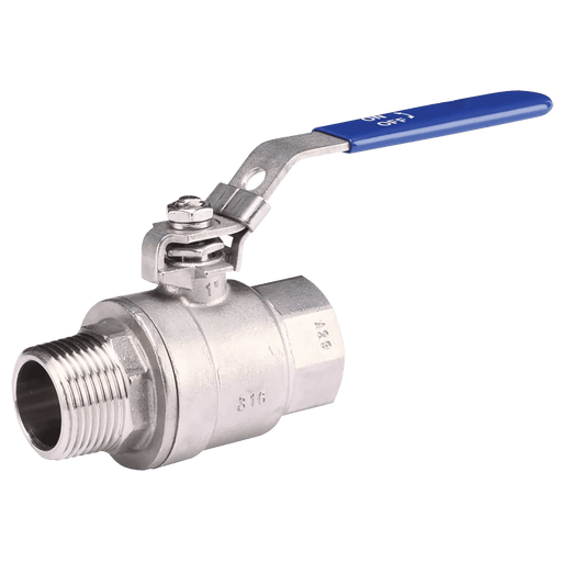 FT Pro - 789-12 1/2" SS 2 PCE M X F Ball Valve PN63 - pneumaticsystems