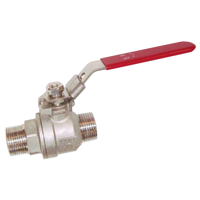FT Pro - 709-12 1/2" BSP SS 2PC Ball Valve M X M - pneumaticsystems