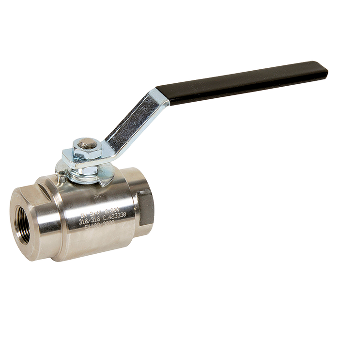 FT Pro - 7351-14 1/4" NPT SS #1500 Ball Valve Lever Op - pneumaticsystems
