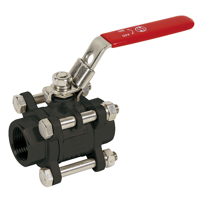 FT Pro - 7960-112 1.1/2" BSP 3 Piece Carbon Steel Ball Valve PN40 - pneumaticsystems