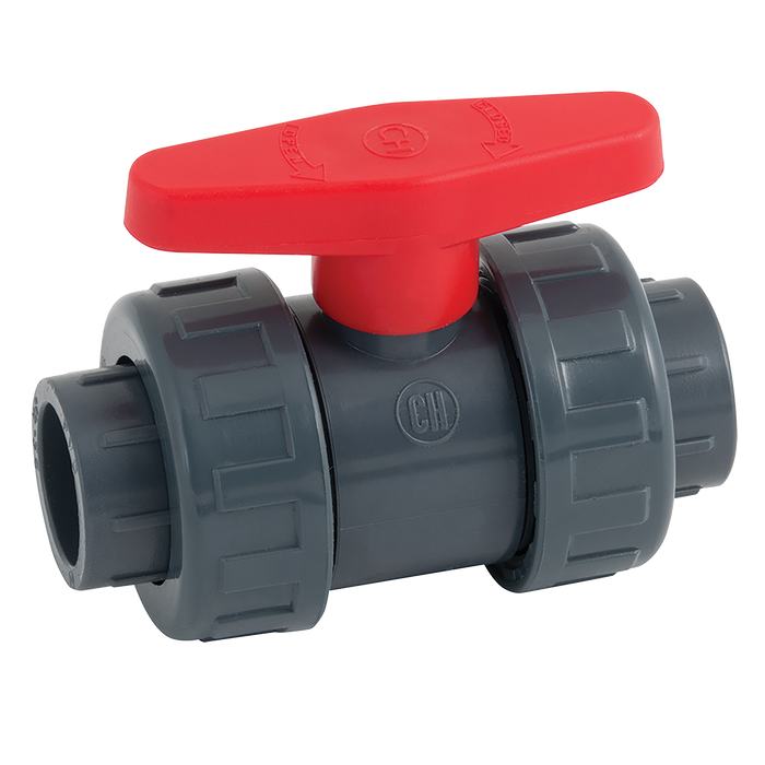 FT Pro - 1116110 110MM Met SOLV Weld D Union PVC BV FPM - pneumaticsystems