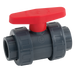 FT Pro - 1126050 1.1/2" BSP PVC/FPM D/U Ball Valve - pneumaticsystems
