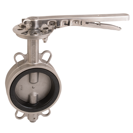 FT Pro - 2014WS 09 2" Wafer Butterfly Valve SS/SS/EPDM SS Lever Operated - pneumaticsystems