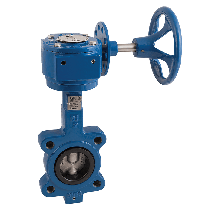 FT Pro - 2014LB 28G 20" PN16 L+T Butterfly Valve DI/SS/NBR Gear Operated - pneumaticsystems