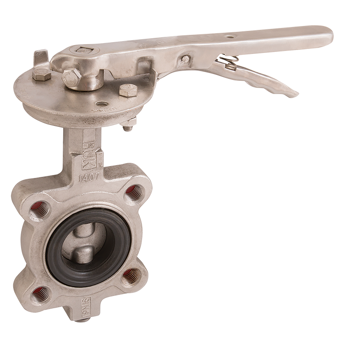 FT Pro - 2014LV 10 2.1/2" PN16 Lug Butterfly Valve SS/SS/FPM SS Lever Operated - pneumaticsystems