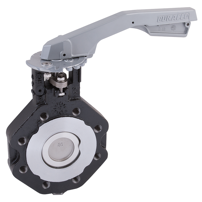 FT Pro - 5590T 12 4" PN40 L+T BFLY Vv Cs/Ss/RTFE Lever Operated - pneumaticsystems