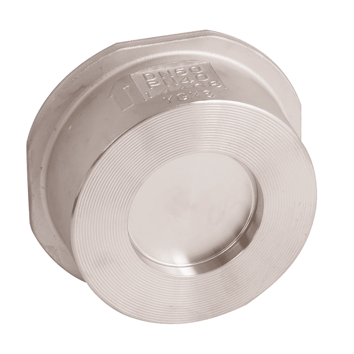 FT Pro - 2026 05 3/4" PN16/ASA150 SS Wafer Disc Check Valve - pneumaticsystems