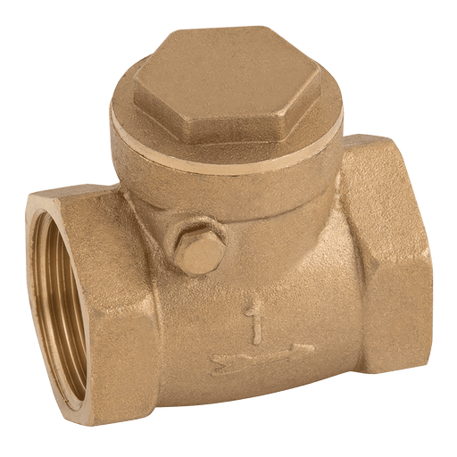 FT Pro - CV12M-34 3/4" BSP Brass Swing Check Valve Metal Seat - pneumaticsystems