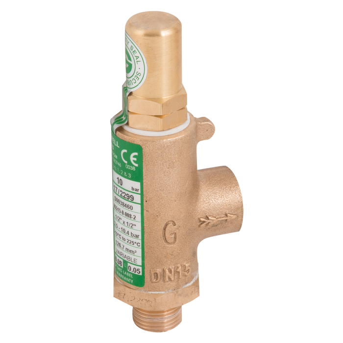 FT Pro - G55-M-32-3 1.1/4" BSPP P.RELIEF Valve BRZ 3 Bar - pneumaticsystems