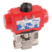 FT Pro - DA HPSS-14 1/4" BSPP 6K RB SS Ball Valve F/W PRISMA DA Actuator - pneumaticsystems