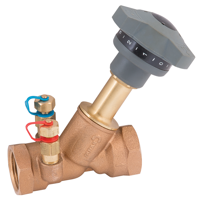 FT Pro - T3010-112 1.1/2" BSP Bronze Static Balancing Valve PN25 - pneumaticsystems