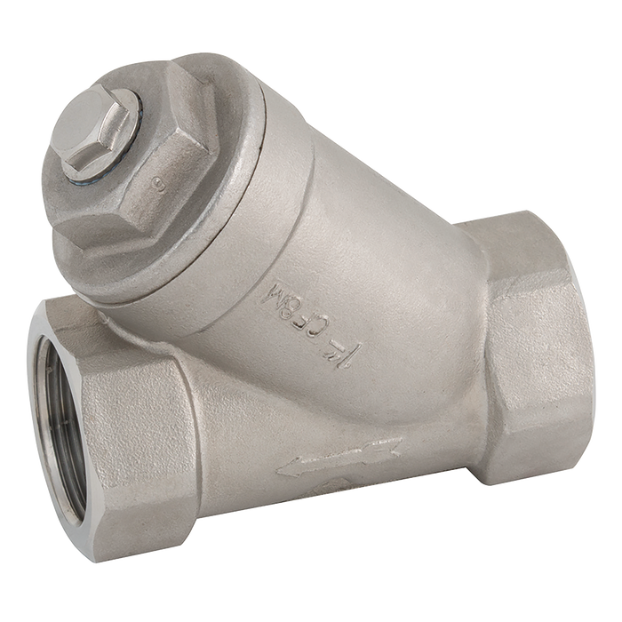 FT Pro - 2049-1N 1" NPT SS Y Strainer 800 PSI - pneumaticsystems
