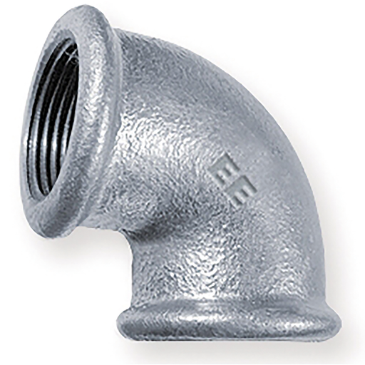 FT Pro - GFEL02 1/8 BSPT Galvanised F-F Elbow - pneumaticsystems