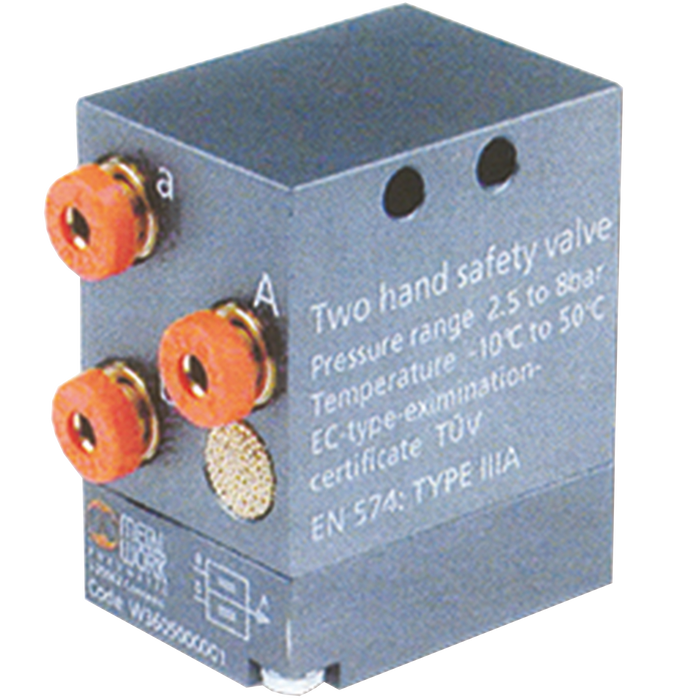 Metalwork - W3605000001 Two Hand Safety Start Valve Block - pneumaticsystems