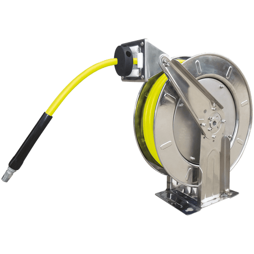 FT Pro - SSHR-15-12SHV08T Hose Reel 1/2" Hi-Vis 1/2" BSPT 15M - pneumaticsystems