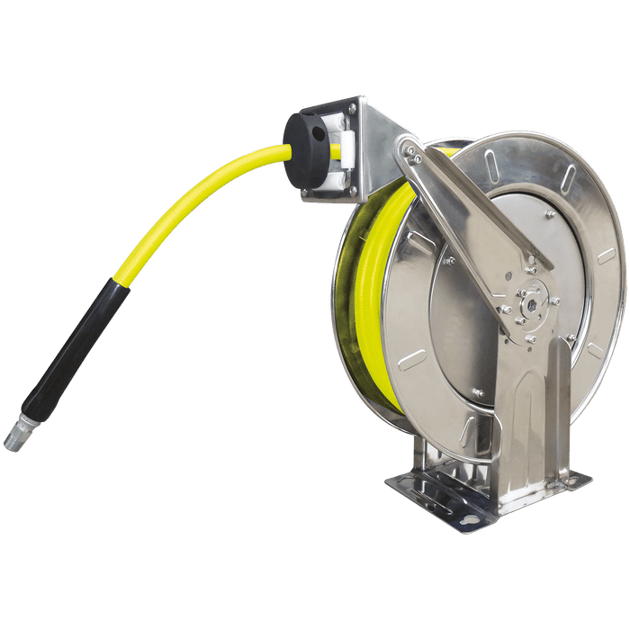 FT Pro - SSHR-15-12SHV08T Hose Reel 1/2" Hi-Vis 1/2" BSPT 15M - pneumaticsystems