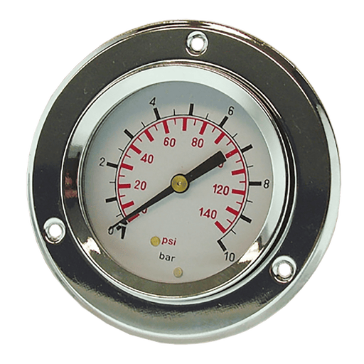 FT Pro - VGBP040118 Vacuum Gauge Panel 40MM 0-1 Bar G1/8" BSP - pneumaticsystems