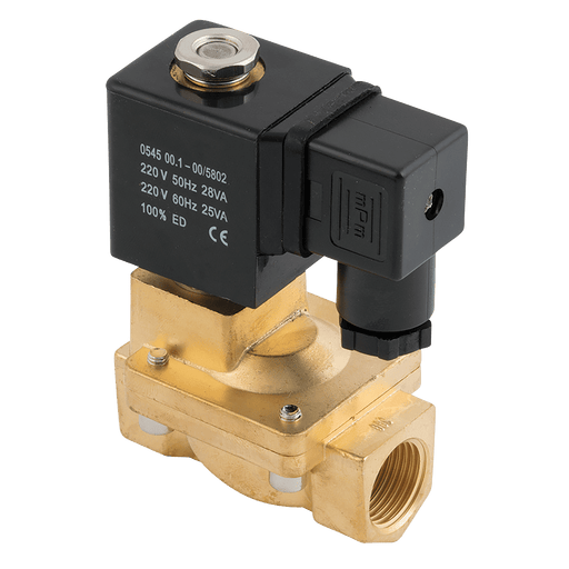 FT Pro - ZS15E2-10L Solenoid Valve Brass G1/2" 220VAC - pneumaticsystems