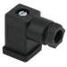 FT Pro - P1NZ3000 Socket Connector PG7 Black 3 Poles + Earth - pneumaticsystems