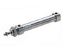 KM/8016/M/300, ISO roundline double acting stainless steel cylinder, 16mm diameter, 300mm stroke