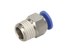 Pneumax PC16-04 - 16mm x 1/2" Taper Male Stud (Blue Collet) - pneumaticsystems