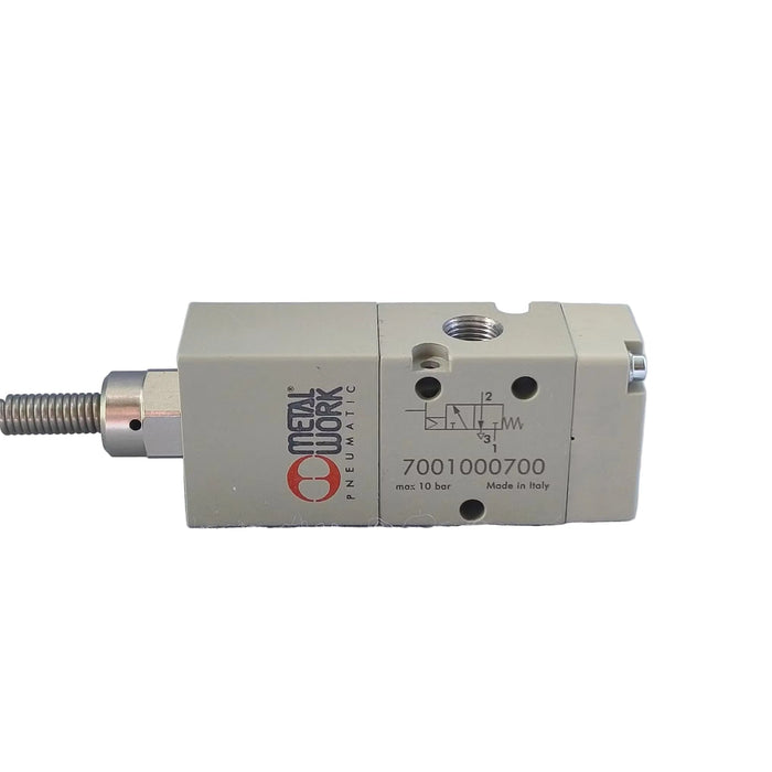 Metalwork - 7001000501 MEV 23 Brass Normally Closed Pneumatic Valve - pneumaticsystems