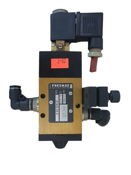 Pneumax 214/2.32.11.1 3/2 Pneumatic Actuated Valve - pneumaticsystems