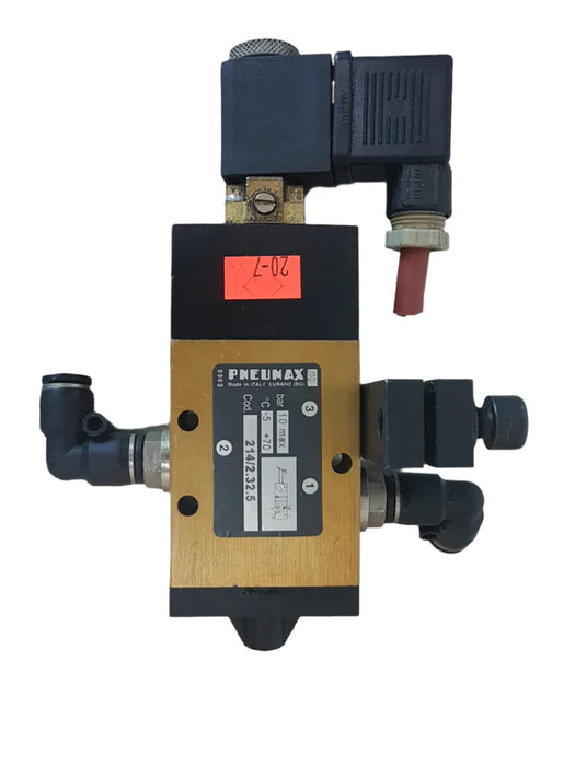 Pneumax 214/2.32.11.1.N/A 3/2 Pneumatic Actuated Valve - pneumaticsystems