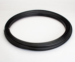 PU2-0706100, Polyurethane tube, Black, 100m, 6mm/4mm