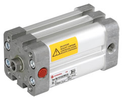 RA/191050/M/25, ISO compact single acting cylinder, 50mm diameter, 25mm stroke