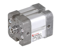 RA/192025/MX/50, ISO compact double acting cylinder, 25mm diameter, 50mm stroke