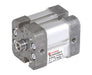 RA/192025/MX/50, ISO compact double acting cylinder, 25mm diameter, 50mm stroke
